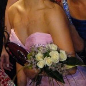 Pink Long Strapless Sweetheart Dress